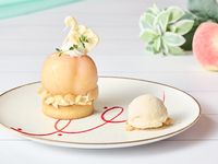 【7～8月】ピーチスワンタルトセット