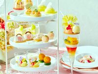 ★～7/10まで10%オフ★2時間カフェフリー【平日：パフェ付き】桃とメロンのバカンスアフタヌーンティー