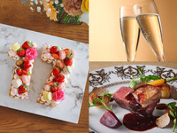 ★スペシャルセール！25％オフ★【乾杯酒＆ナンバーケーキ付】国産牛サーロイン肉とフォアグラのロッシーニを堪能する全4品記念日ランチ-SEASON-＜2名様専用＞