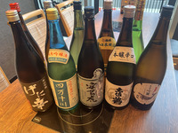 単品日本酒飲み放題90分2,470円(税込)