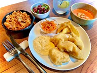 チキンベニエランチセット