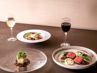【プリフィクスディナー】ワインペアリング+Le goût de l'automne(￥13.300)