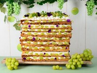 【9月・10月平日限定】特別優待／秋の味覚～ぶどうの⼥王“シャインマスカットのスイーツビュッフェ”～ 6300円→5900円（1日10名・オンライン決済専用）