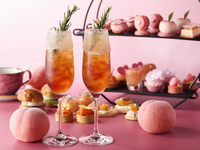 Sat,Sun&Hol 15%OFF! [Online Price] Peach Afternoon Tea + Special Drink 7,905 yen