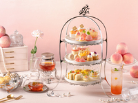 【Weekdays 10% OFF】 Peach Bijou Afternoon Tea