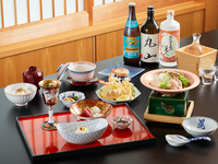 【 秋の宴プラン  】「梅」※お造りや天麩羅、甘味など全7品+2時間飲み放題