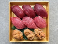 【週末限定】本マグロと雲丹の握り寿司(9貫)