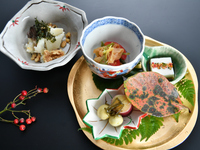 【おすすめ会席】山海の旬の食材をふんだんに使用した全8品