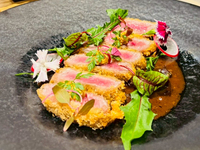Weekday lunch only! [Kobe beef cutlet lunch set] Enjoy Kobe beef in the form of a beef cutlet ♪ 4 courses total
