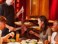 [Matsusaka Beef Shish Kebab – Elementary School Students] August 1–31: Limited-time offer featuring an all-you-can-eat selection of 18 types of shish kebab, including Matsusaka beef, along with a buffet offering around 50 items.