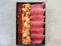 【週末特価】本マグロ中トロと雲丹チラシ