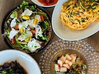 【Ladies’ Party Plan】 Perfect for celebrations and anniversaries! Enjoy a total of 7 dishes, including grilled eggplant with burrata as an appetizer, roasted beef sirloin, and American shortcake. (Seating is limited to 2 hours.)