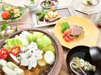 【無包廂費/午餐用餐】期間限定≪清涼懷石料理.:+*≫