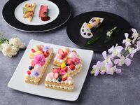 【数字が選べるナンバーケーキ付】★8月限定乾杯酒プレゼント★前菜は横浜野菜のバーニャカウダ・メインは鱸や厳選牛ロース肉が愉しめるお祝いランチ全5皿（土日祝）