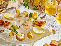 【7月29日～８月31日/Afternoon Tea/Peche et Citron】白桃とレモンのアフタヌーンティー