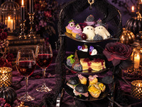 【Aquarium☆Afternoon Tea】BLACK ROSE HALLOWEEN ~A black tea party enchanted by magic~ Enjoy unlimited afternoon tea, wine, and coffee!