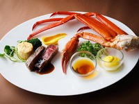 【平日北海道ディナービュッフェ＋蟹とステーキのコンボ（1皿）】　