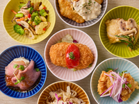 【プチご褒美ランチ★平日】季節小鉢7皿の御膳＋食後のドリンク