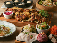 8/1~《DEN表参道の宴会用カジュアルプラン‼》季節の前菜6種や料理長お勧めお肉料理など全5品【2時間飲み放題付き】お一人様5,000円