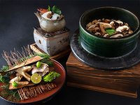 “Kaiseki” Matsutake lunch kaiseki (table seating)