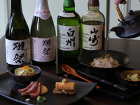 【厳選の日本酒・ウイスキー・ビールのフリーフロープラン】夜酒会～Soirée（ソワレ）～〔お席おまかせ2時間制〕