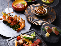 [Pre-payment] (Lunch) Premium Kobe beef and treasures of the sea ◆ “Wadatsumi” ◆