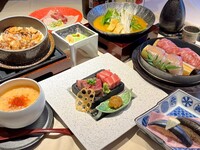 In September and OToka Omakase Course featuring “Shabu-shabu with abalone, autumn trout, and Wagyu beef,” “Wagyu beef and matsutake mushroom rice cooked in a traditional clay pot,” and “Double main course: domestic beef steak paired with premium bluefin tuna belly.” Price: 6,500 yen (tax included).
