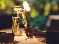 Includes a bottle of sparkling wine! 【Dinner】 KAWABUN – 7 courses