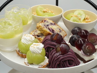マスカット パープル Afternoon tea アルコールフリーフロー付 2営業日前までの予約制