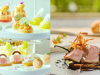 ＼8/13(木)、14(金)20%OFF／【平日：ランチコース付き】桃とメロンのバカンスアフタヌーンティー（食後カフェフリー）