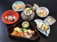 秋のゆば料理(鱧と松茸の土瓶蒸し付き・個室)