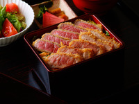 松阪牛ととうきょう柔豚のカツ重御膳