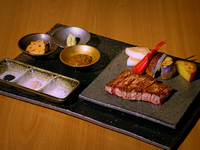 【Table Seating Steak Menu】Wagyu beef steak with grilled vegetables set