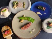 Teppanyaki Course Showcasing Kamakura's Seasonal Delicacies