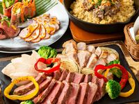 Meat lover’s course featuring roast beef and Mie pork (3 hours / Mon–Thu)