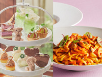 【パスタランチ付き】マスカットとくまのオータムアフタヌーンティー（食後カフェフリー）