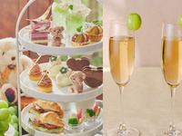 個室deアフタヌーンティー【平日・3時間カフェフリー★キッズスペース付】マスカットの乾杯酒付き🥂マスカットとくまのオータムアフタヌーンティー