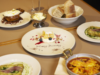 Anniversary Special DINNER COURSE 乾杯スパークリング＆メッセージプレート付 『事前予約限定』