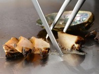 【12:30~】活蝦夷鮑の踊り焼きと黒毛和牛のコース