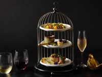 【9~11月/ナイトアフタヌーンティー】イタリアン前菜スタンド+スパークリングワイン含む6種飲み放題