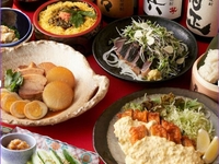 ボリューム◎うまかもんコース　【2H飲み放題付】8品4,500円（税込）