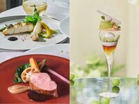＜9月15日～9月30日＞限定ランチ【平日＊パフェ付ランチコース】前菜・シェフ特製パスタ・Wメイン料理とシャインマスカットと紅茶の贅沢な秋のパフェを愉しむWメインランチコース