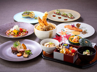 9/3～11/4【土休日】ダブルメインのプリフィクスランチコース　＊9/19~9/23は除く