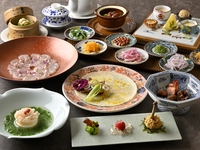 ディナーコース　櫻華（おうか）＋ 『OPEN記念特典』乾杯のスパークリングワインプレゼント※9/30迄