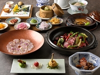 ディナーコース　菊華（きっか）＋ 『OPEN記念特典』乾杯のスパークリングワインプレゼント※10/1～
