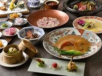 ディナーコース　蘭華（らんか）＋ 『OPEN記念特典』乾杯のスパークリングワインプレゼント※9/30迄