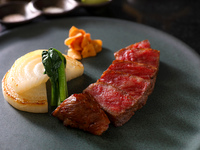 【Includes 1 drink】 Steak Lunch – Autumn Harvest & Domestic Beef – 6 courses