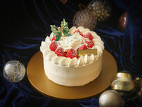 12/24・25◆白色聖誕短型蛋糕 15公分