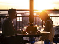 [Christmas Dinner] – Sunset Dinner available only around 5 PM – The Christmas: A 7-course Christmas menu enjoyed at seats guaranteeing a sunset view