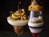 【Web booking/ Special price】Night parfait & café drinks